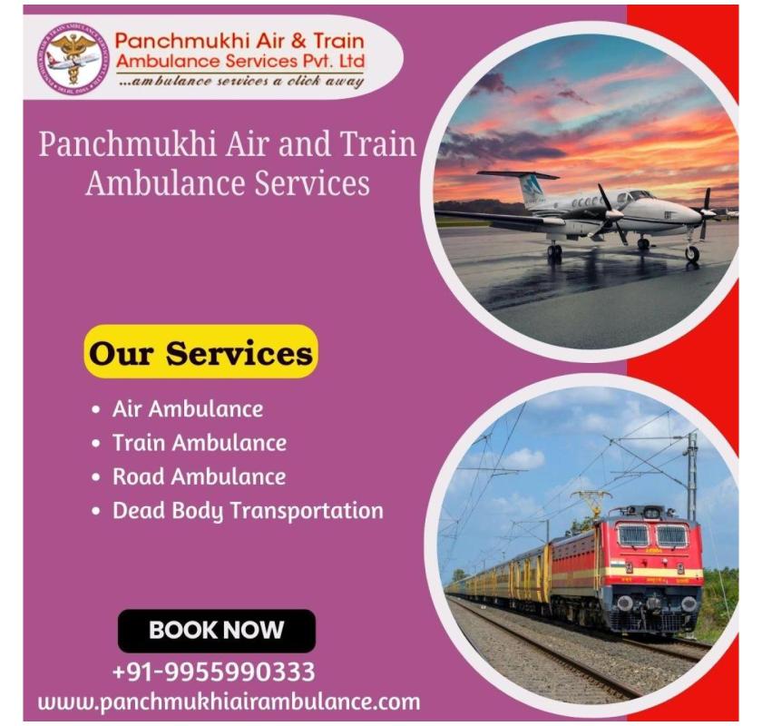 Select Air Ambulance from Kolkata with Splendid Medical Features by Panchmukhi 