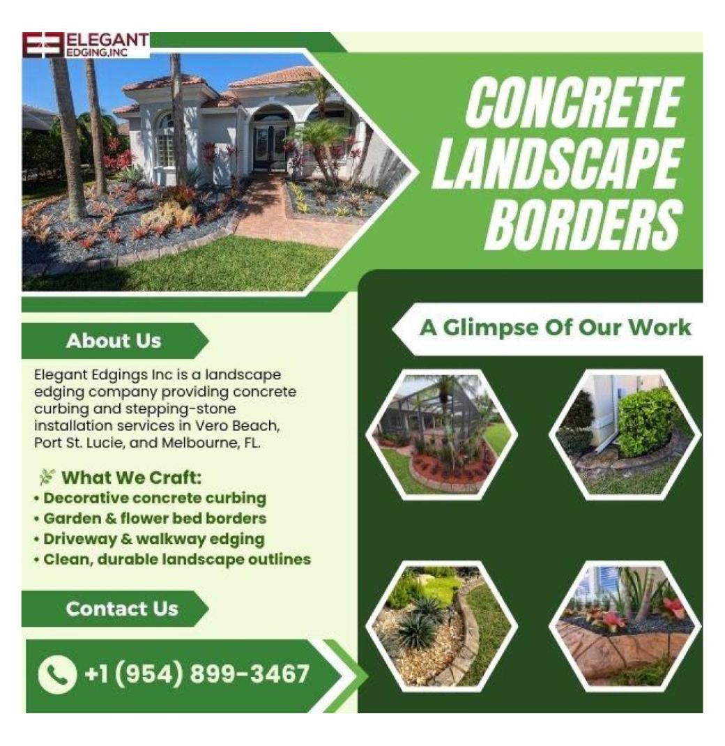Concrete Landscape Curbing Contractors Near Melbourne, FL