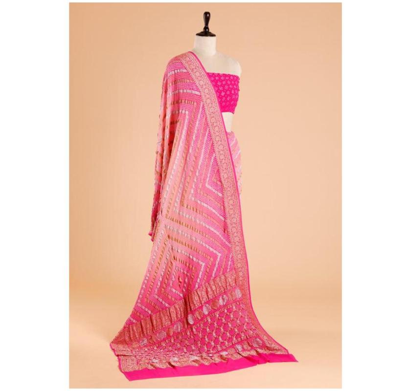 Pure Silk Bandhani Sarees Price Reflecting Heritage Craft And Luxury