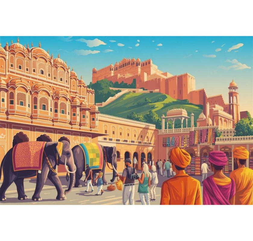Jaipur Sightseeing Tour with Elejungle for Royal Heritage Lovers