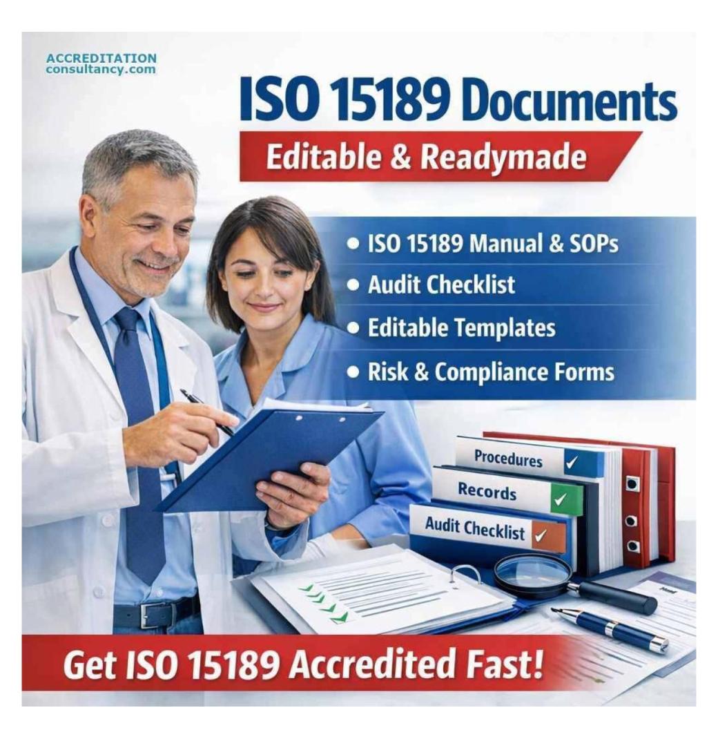 ISO 15189 Documentation kit - Download Now