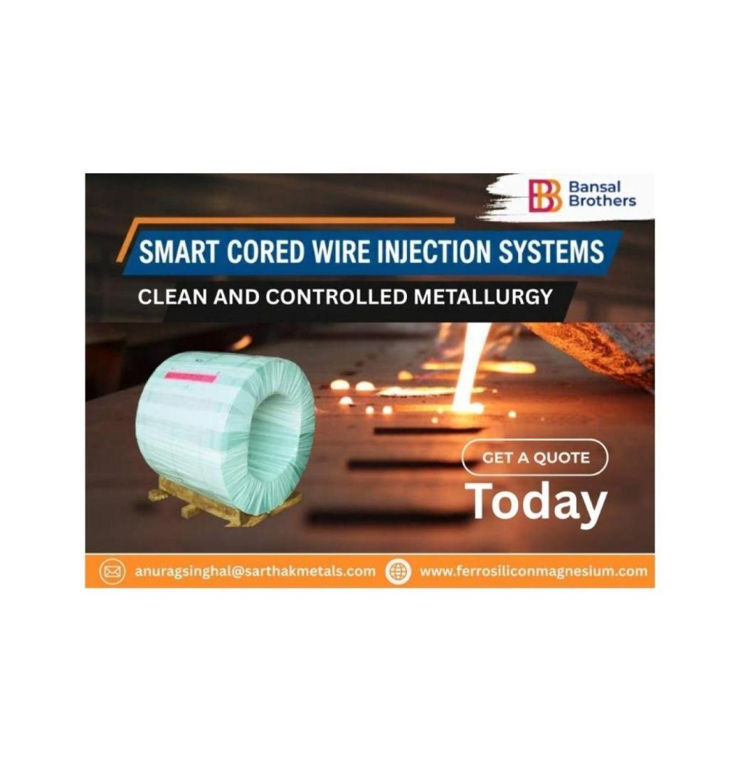 Smart Cored Wire Injection Systems – Clean and Controlled Metallurgy