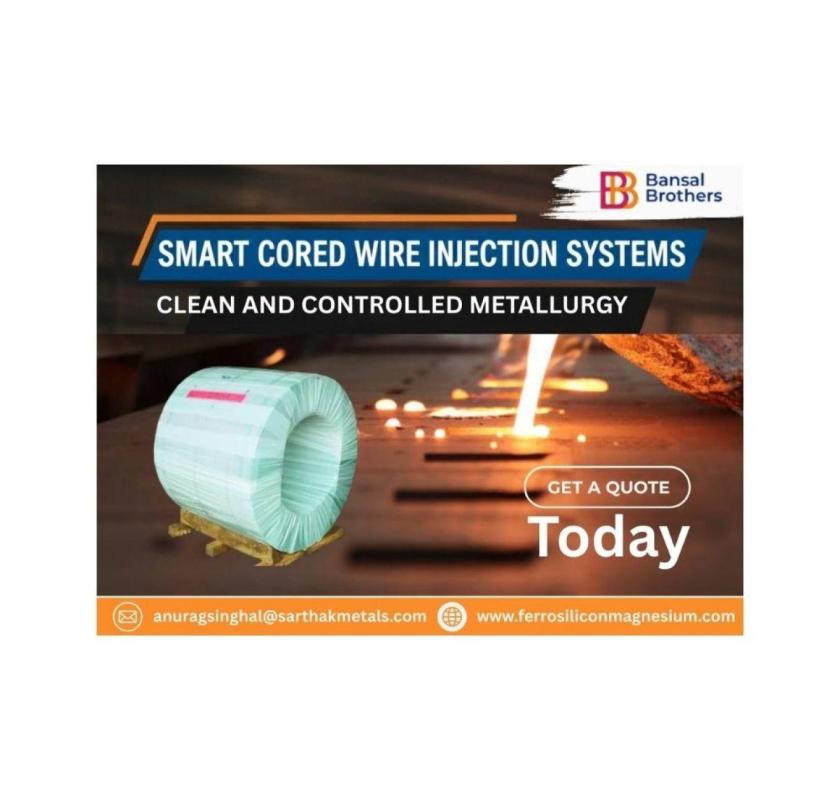 Smart Cored Wire Injection Systems – Clean and Controlled Metallurgy