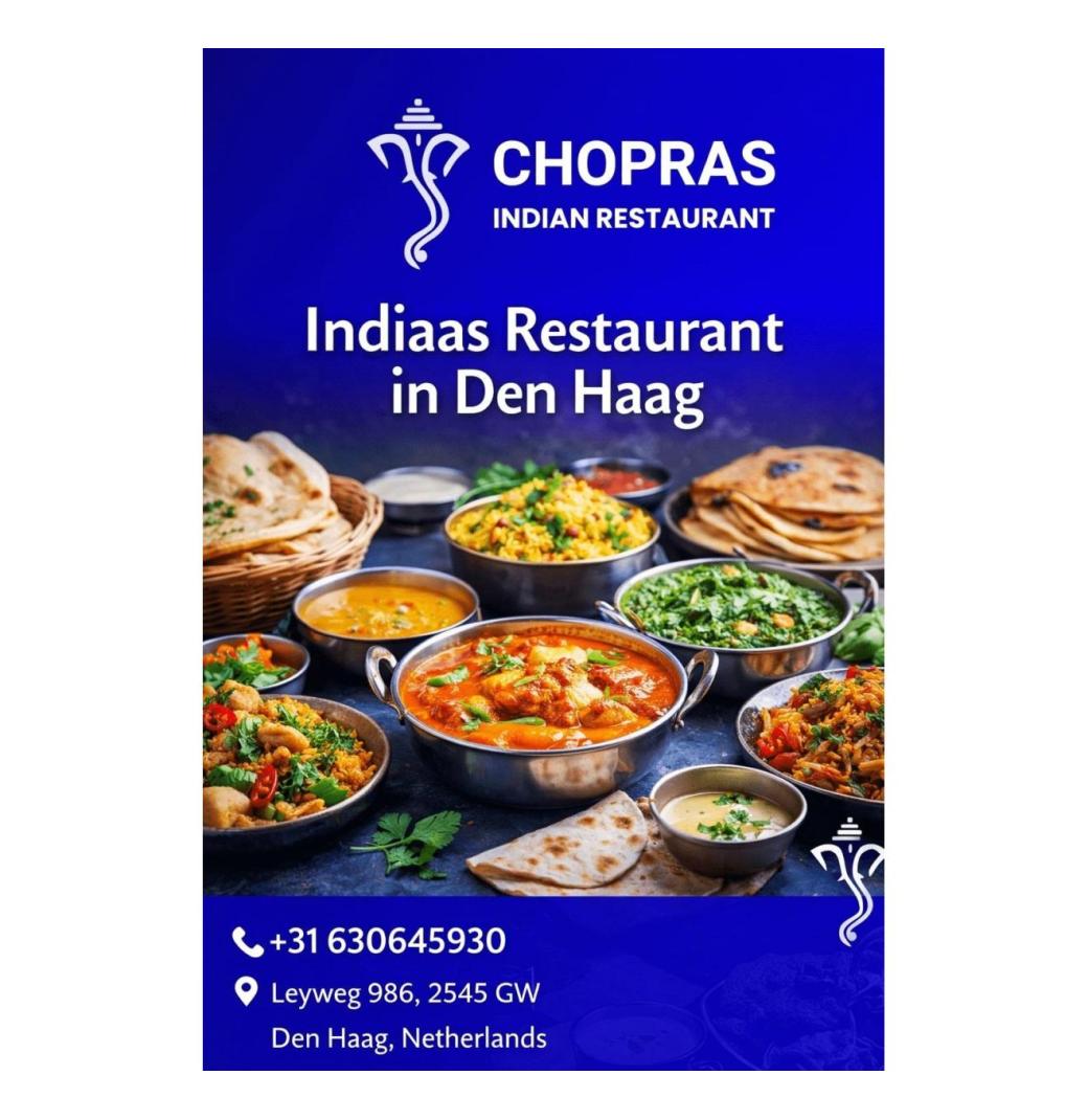 Indiaas Restaurant in Den Haag – Authentic Indian Taste at Chopras Indian Restaurant
