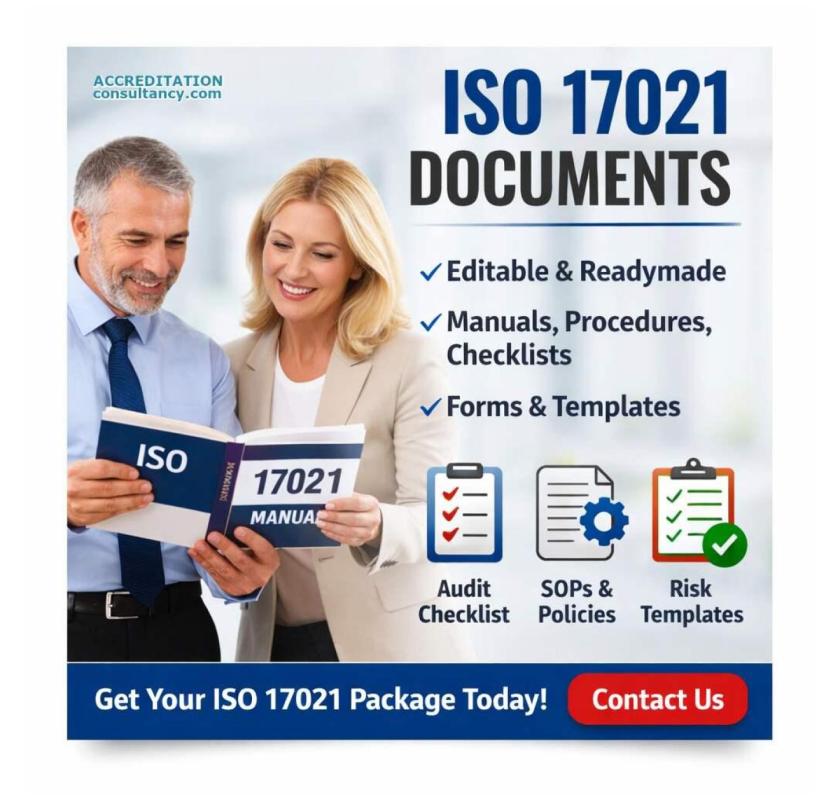 Ready-to-use ISO 17021 Documents - Download Now