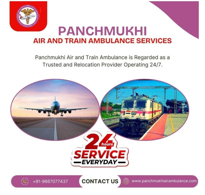 Book an Air Ambulance in Patna with an Expert Medical Team by Panchmukhi 