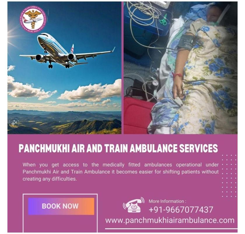 Select Air Ambulance from Delhi with Medical Features by Panchmukhi