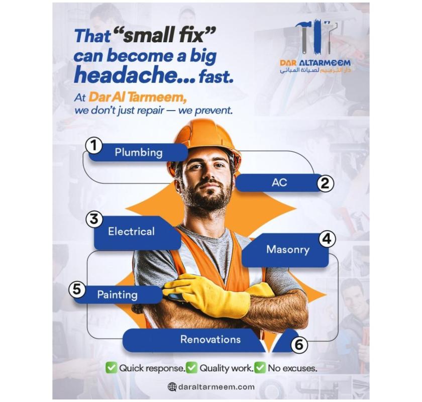 Professional Building Maintenance & Renovation Services in UAE – Dar Al Tarmeem