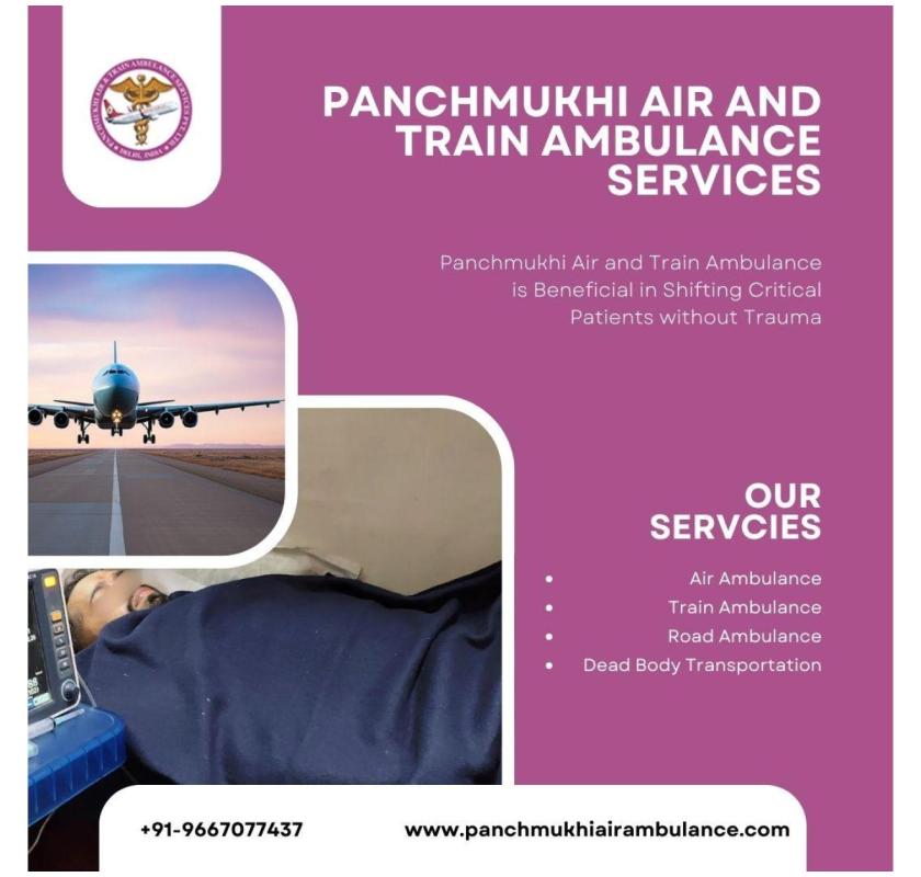 Use Air Ambulance from Patna with Modern Medical System