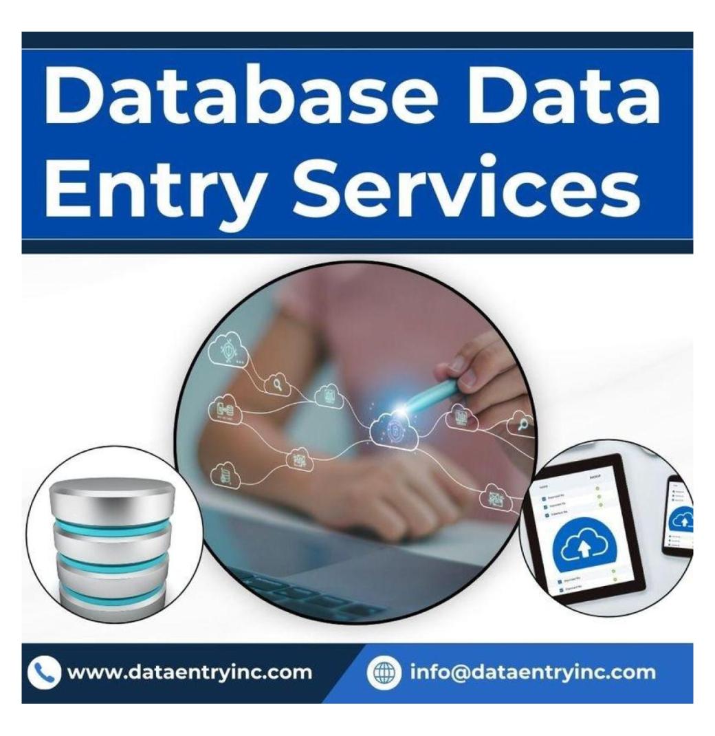 Best Database Data Entry Services in India