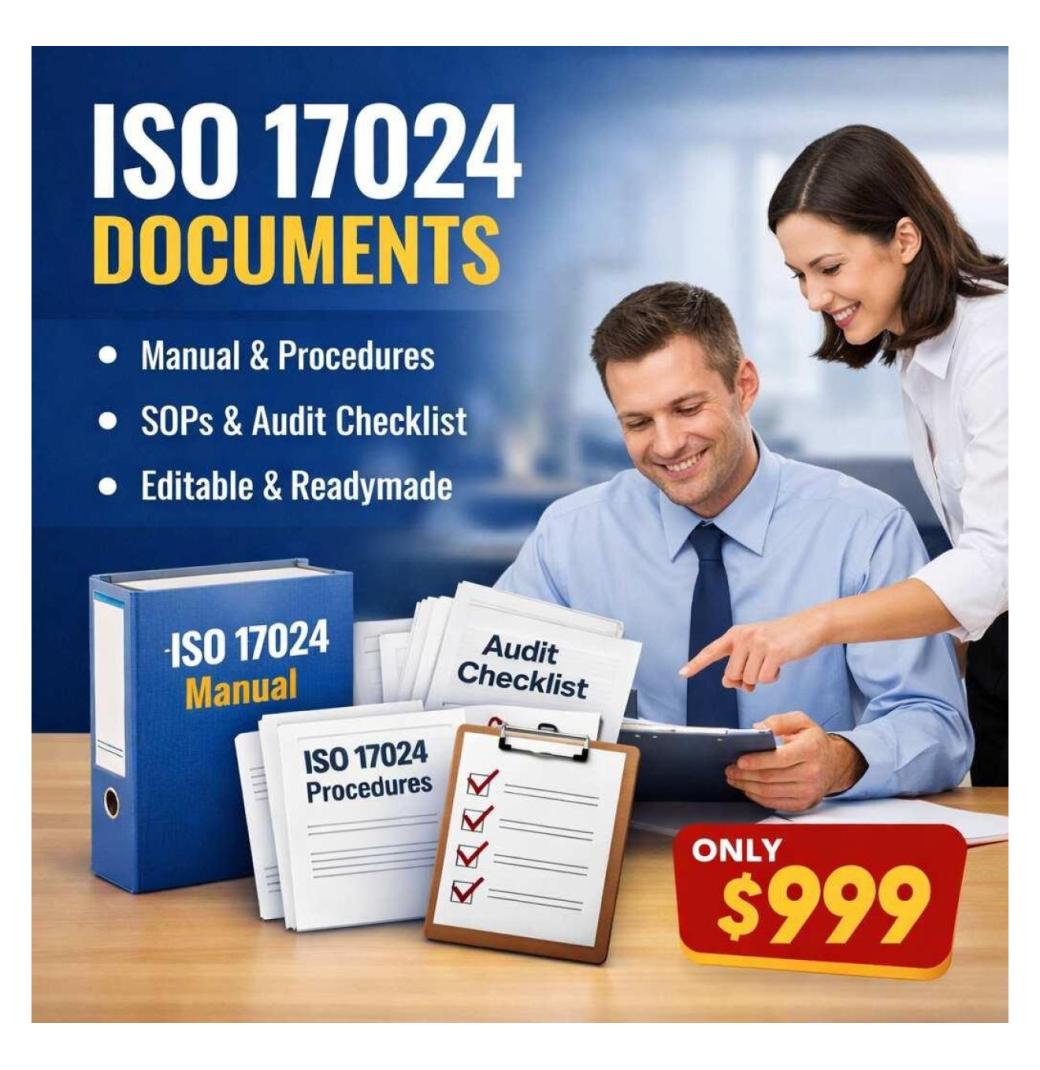 Ready-to-use ISO 17024 Documentation kit