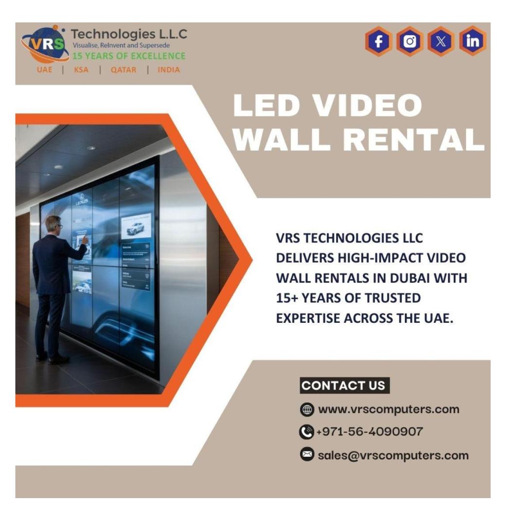 How Can LED Video Wall Rental Elevate Large Event Displays?