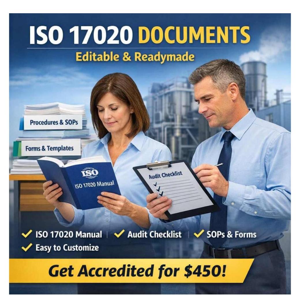 ISO 17020 Documents - Accreditation Package
