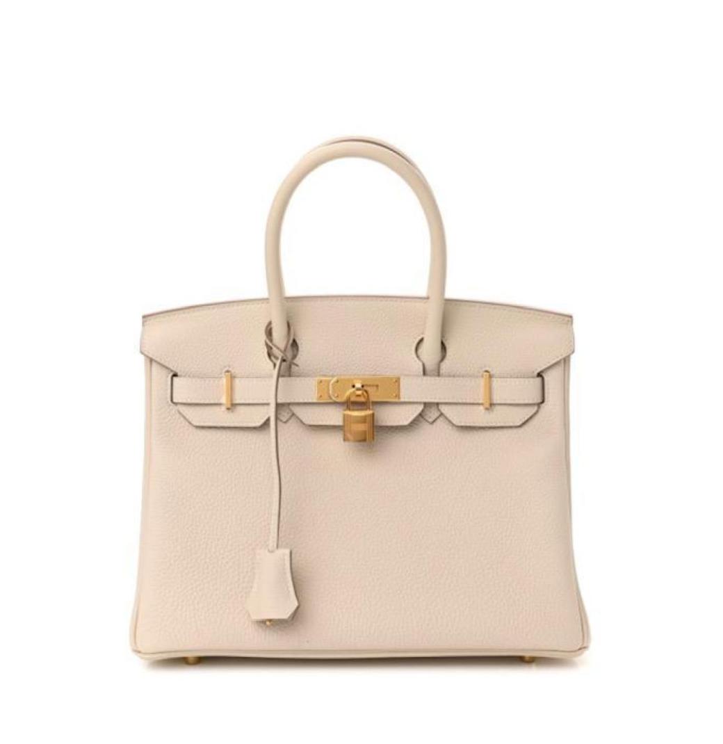 HERMES Birkin 25 Craie Epsom