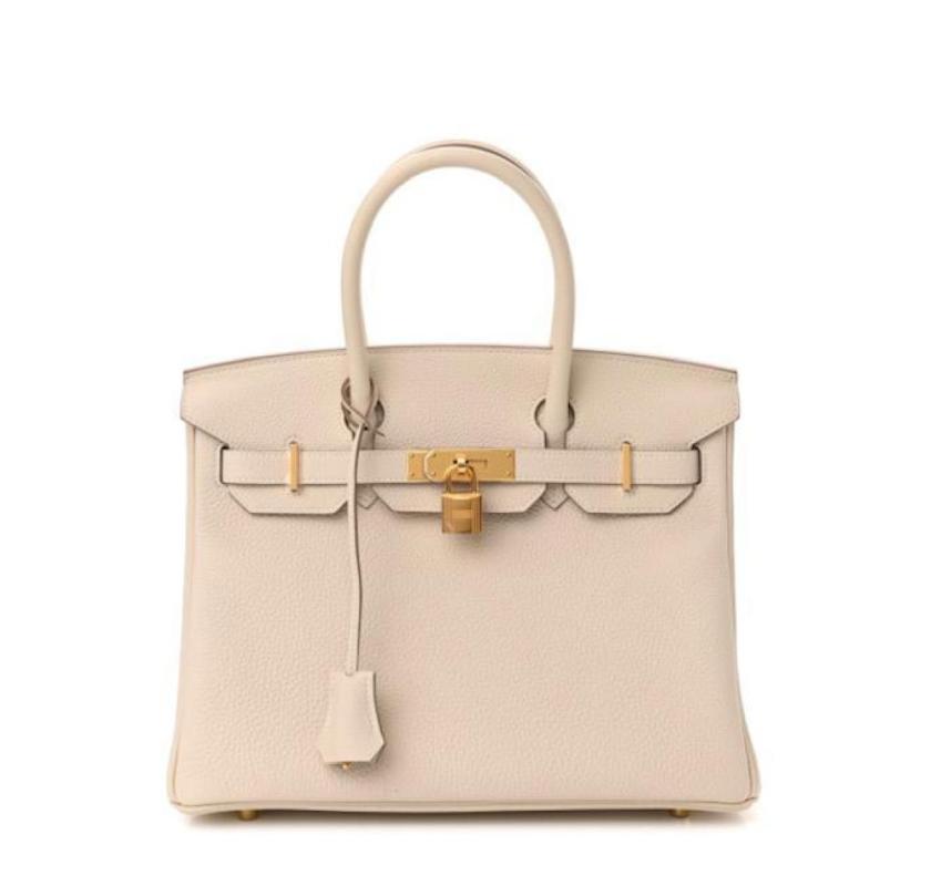 HERMES Birkin 25 Craie Epsom