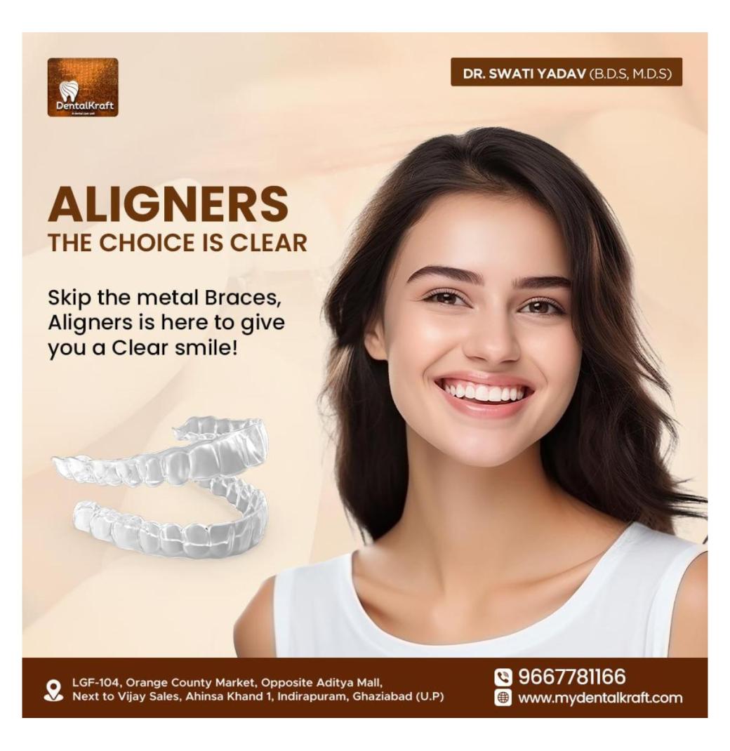  Aligners Treatment for Teeth Straightening in Indirapuram safely