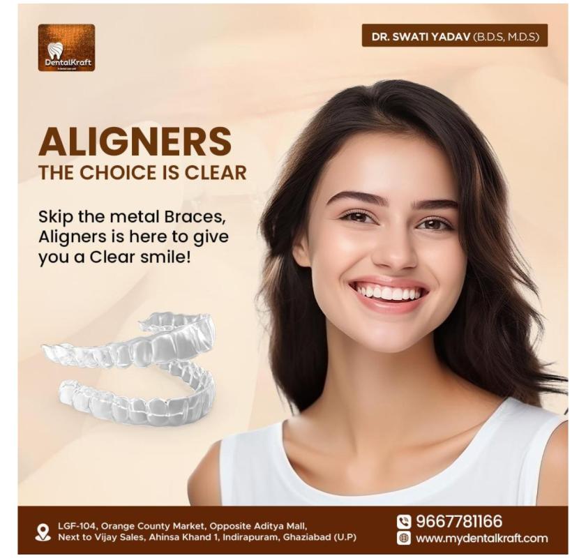  Aligners Treatment for Teeth Straightening in Indirapuram safely