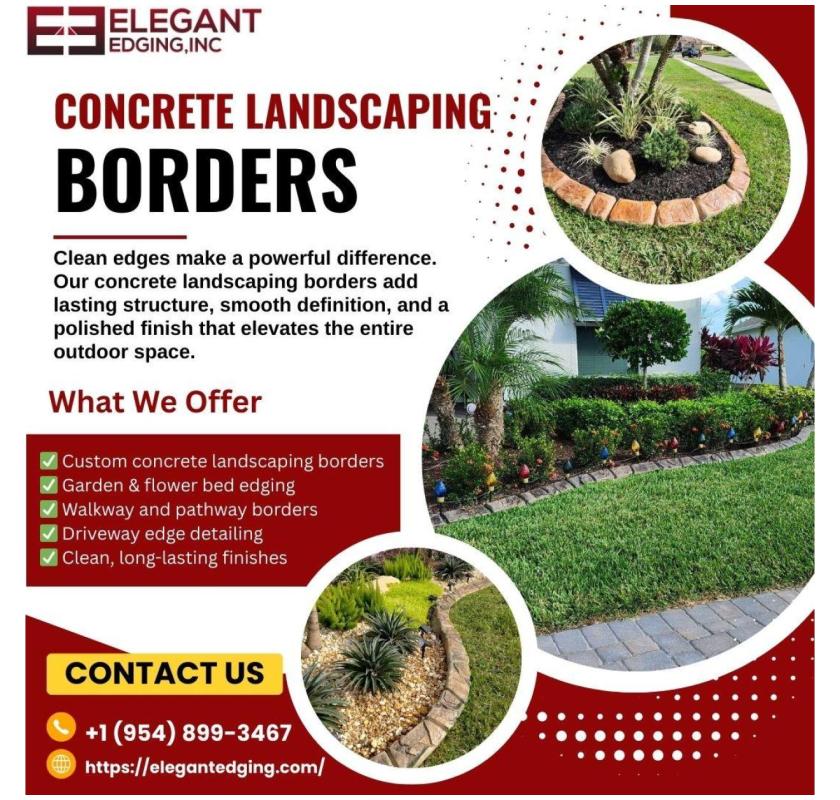 Landscape Edging Near Port St. Lucie, FL