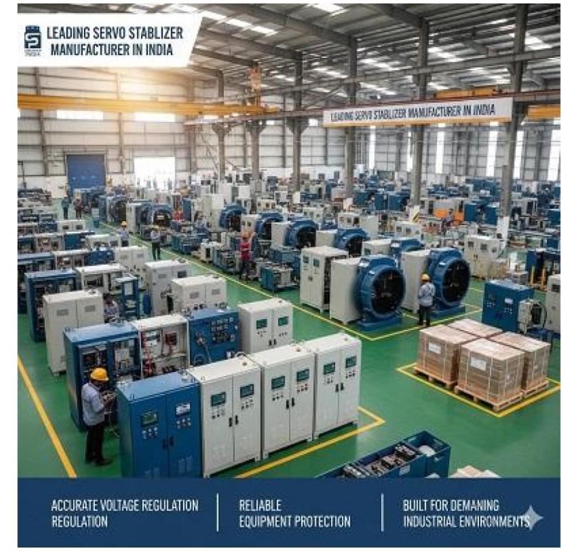 Servo Stabilizer Manufacturer in India | Industrial Servo Stabilizer