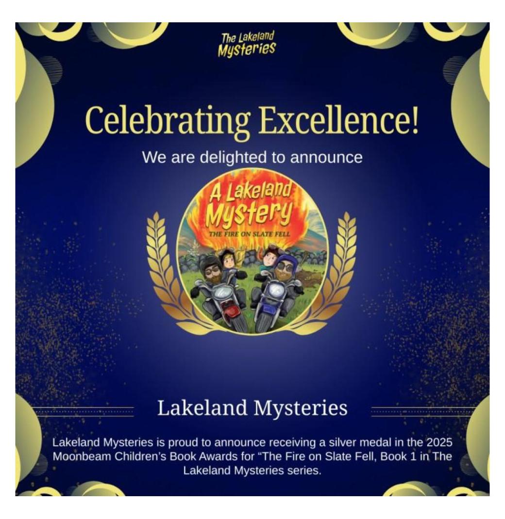 Moonbeam Book Awards 2025: How Lakeland Mysteries Stands Out in Children’s Literature - 1/3