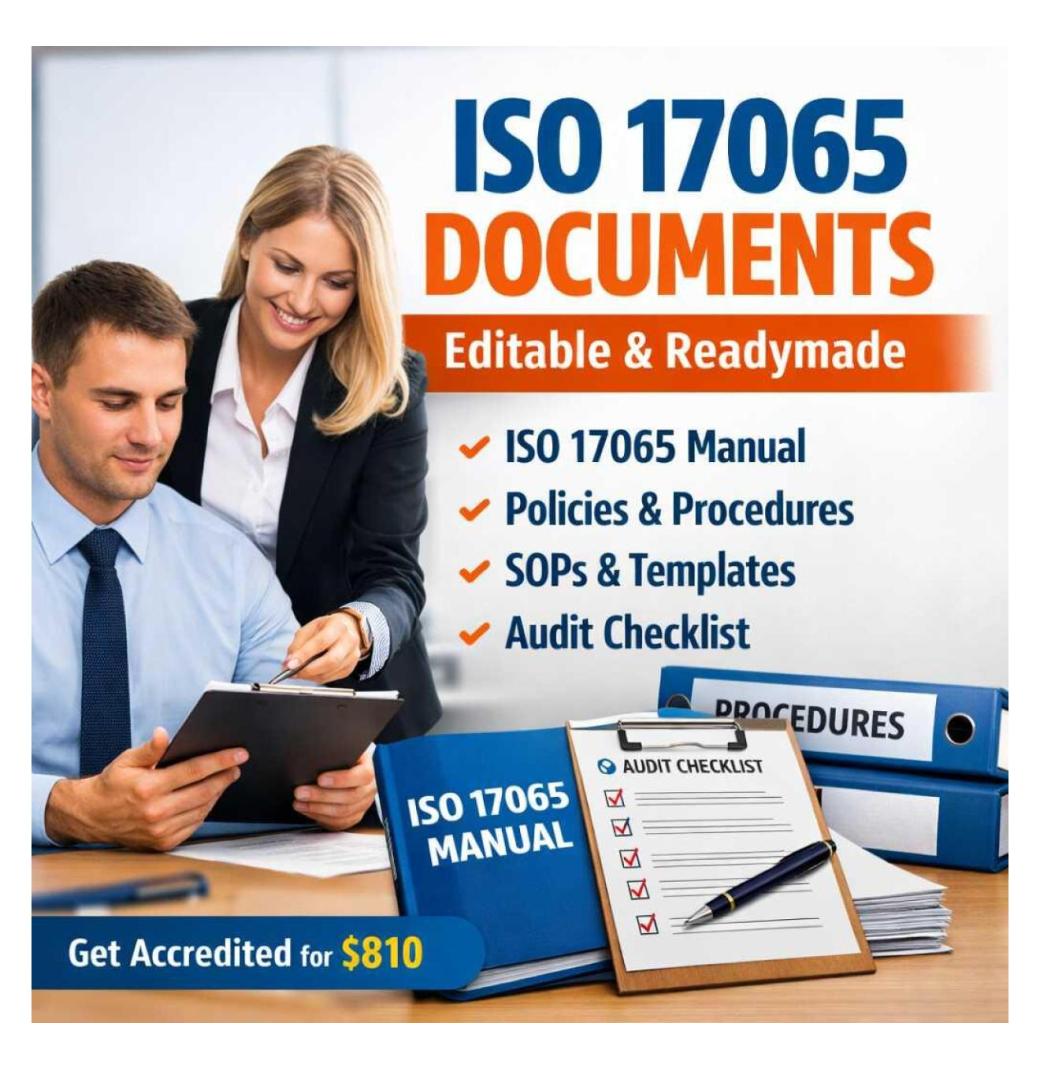ISO 17065 Documents Kit for Product Certification Bodies
