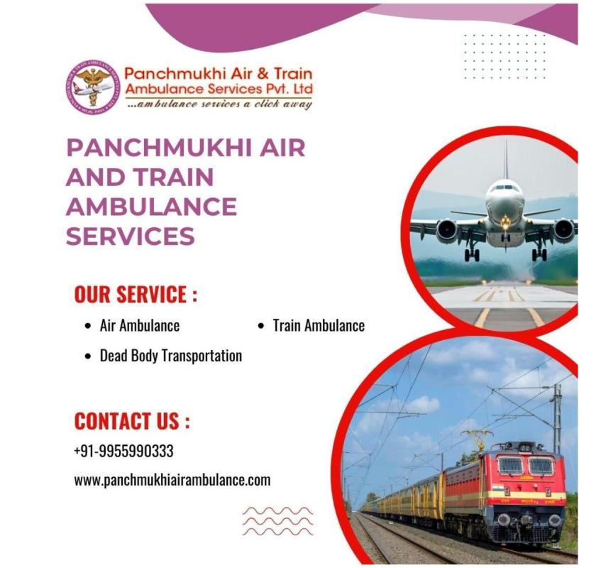 Book an Air Ambulance from Patna with Advanced Medical System by Panchmukhi