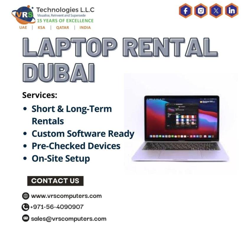 Why Is Laptop Rental Dubai Ideal for Corporate Events?