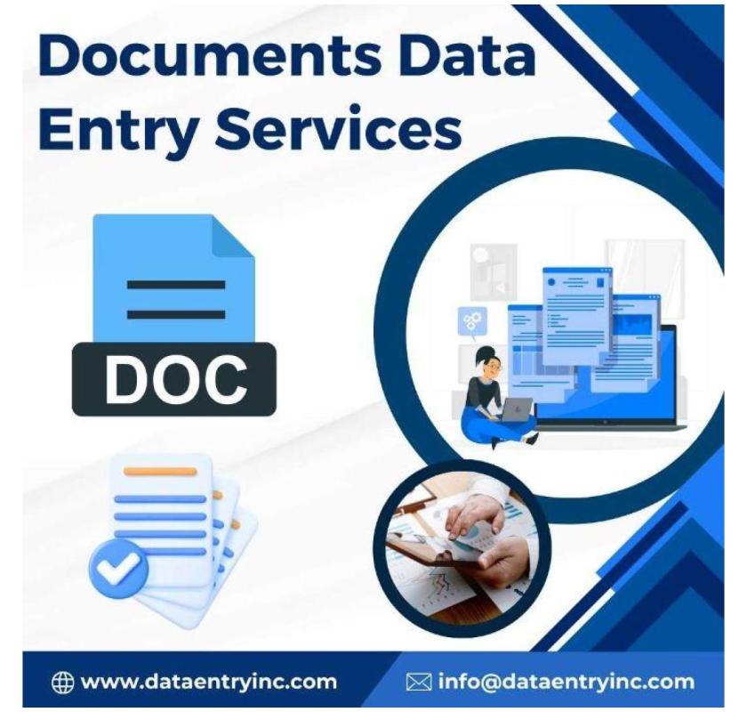 Best Documents Data Entry Services in India