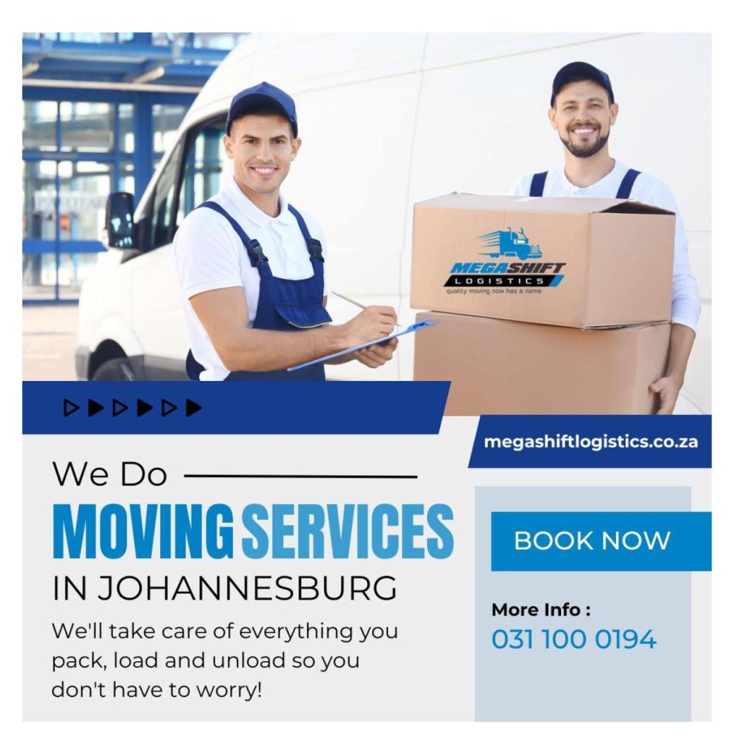 Moving Services Johannesburg
