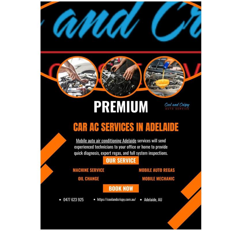 Mobile auto air conditioning Adelaide