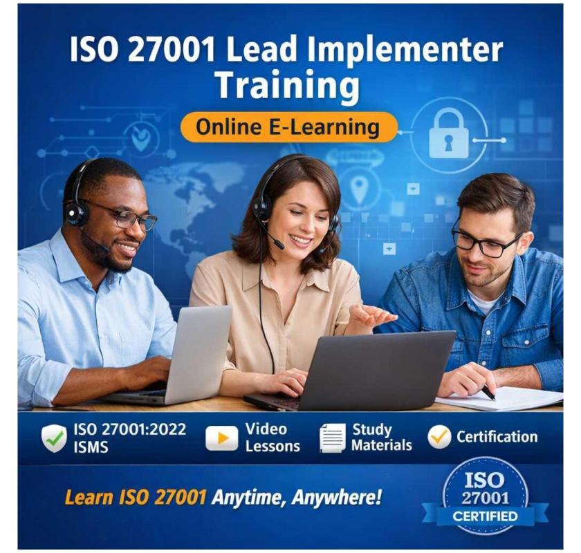 ISO 27001 Lead Implementer Training - Online Program
