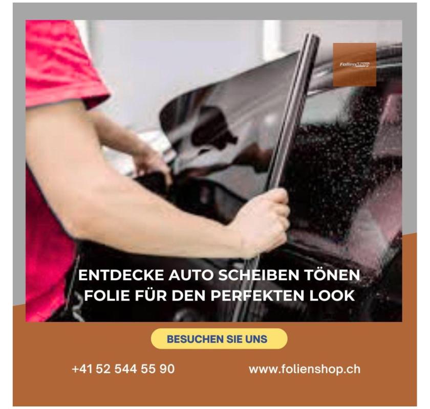 Car Window Tinting Film – Schutz mit Stil