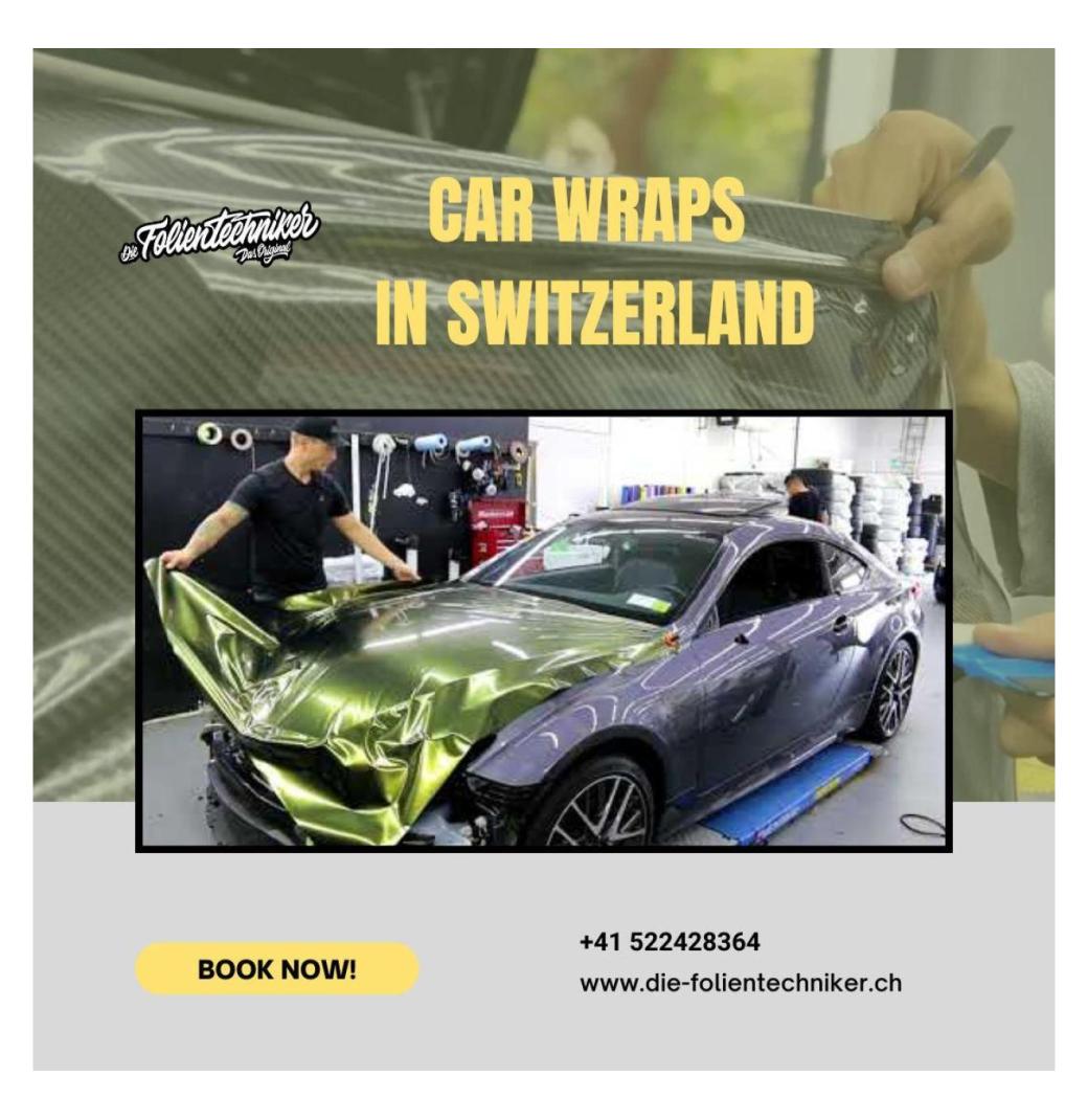 Autofolien Schweiz – Jetzt Fahrzeug veredeln