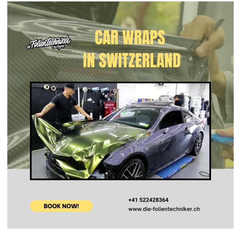 Autofolien Schweiz – Jetzt Fahrzeug veredeln