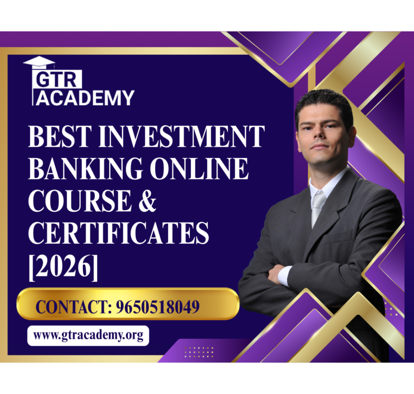 Best Investment Banking Online Course & Certificates [2026]
