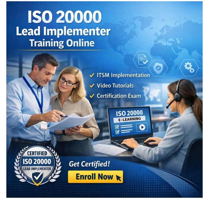 ISO 20000 Lead Implementer Training - Certification Course