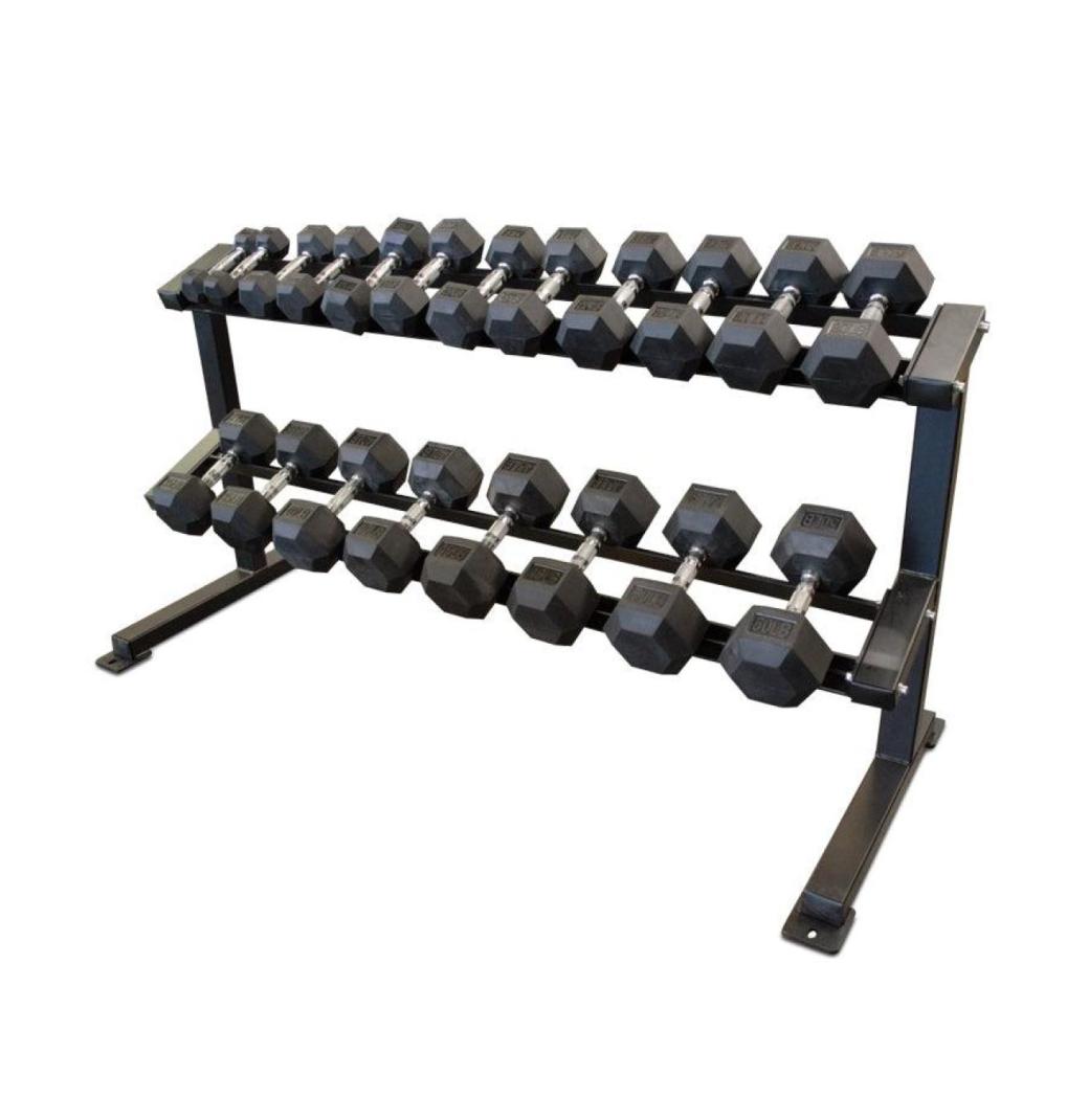 Buy Rubber Hex Dumbbells for Home and Commercial Gym Use - 2/2