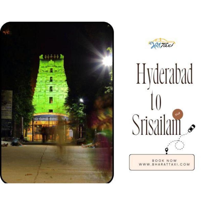 Hyderabad to Srisailam Cabs