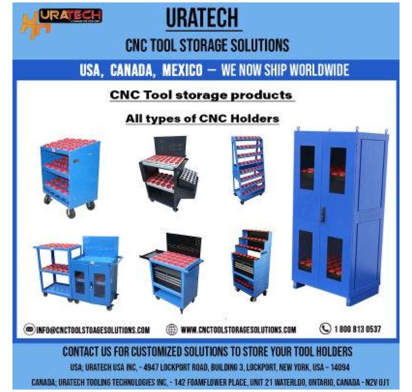 Uratech CNC Tool Cabinets & Lockers for Industrial Tool Storage