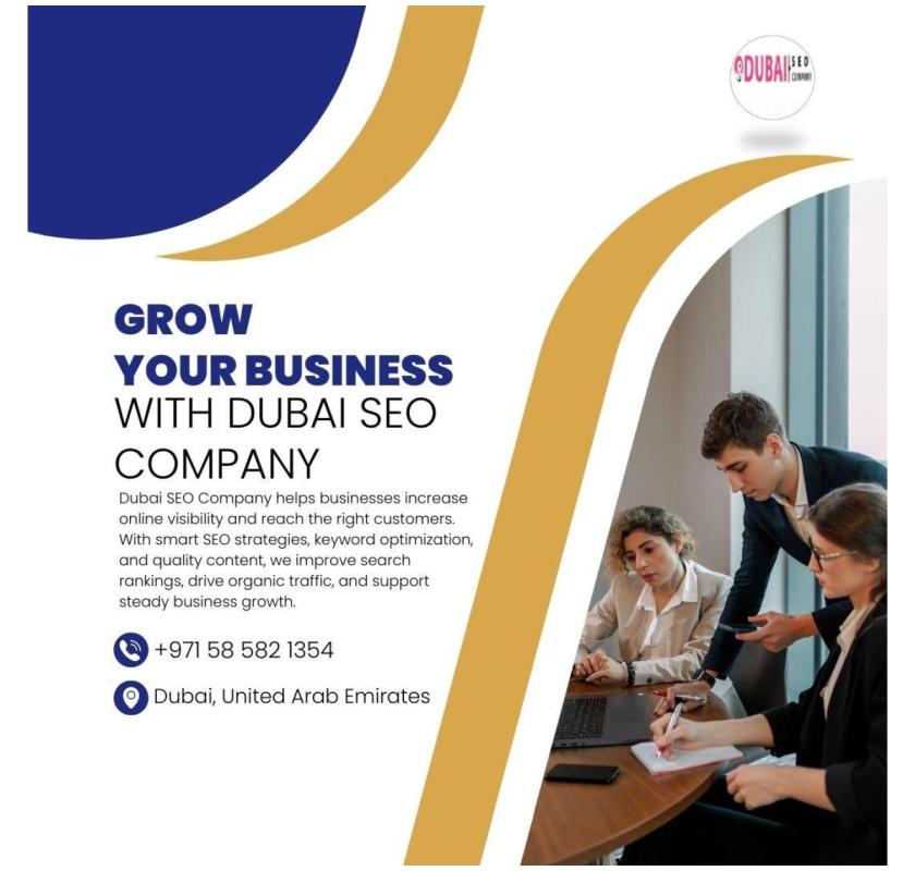 Goldman Dubai SEO Company – Smart SEO Solutions for Business Growth