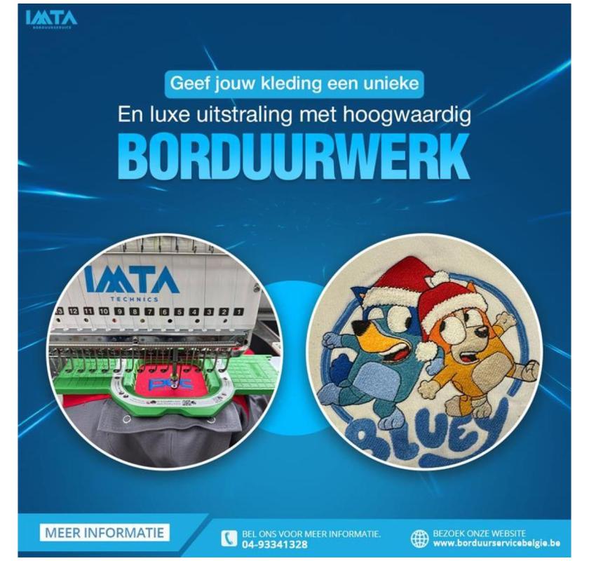 Geef jouw kleding een unieke en luxe uitstraling met hoogwaardig borduurwerk   