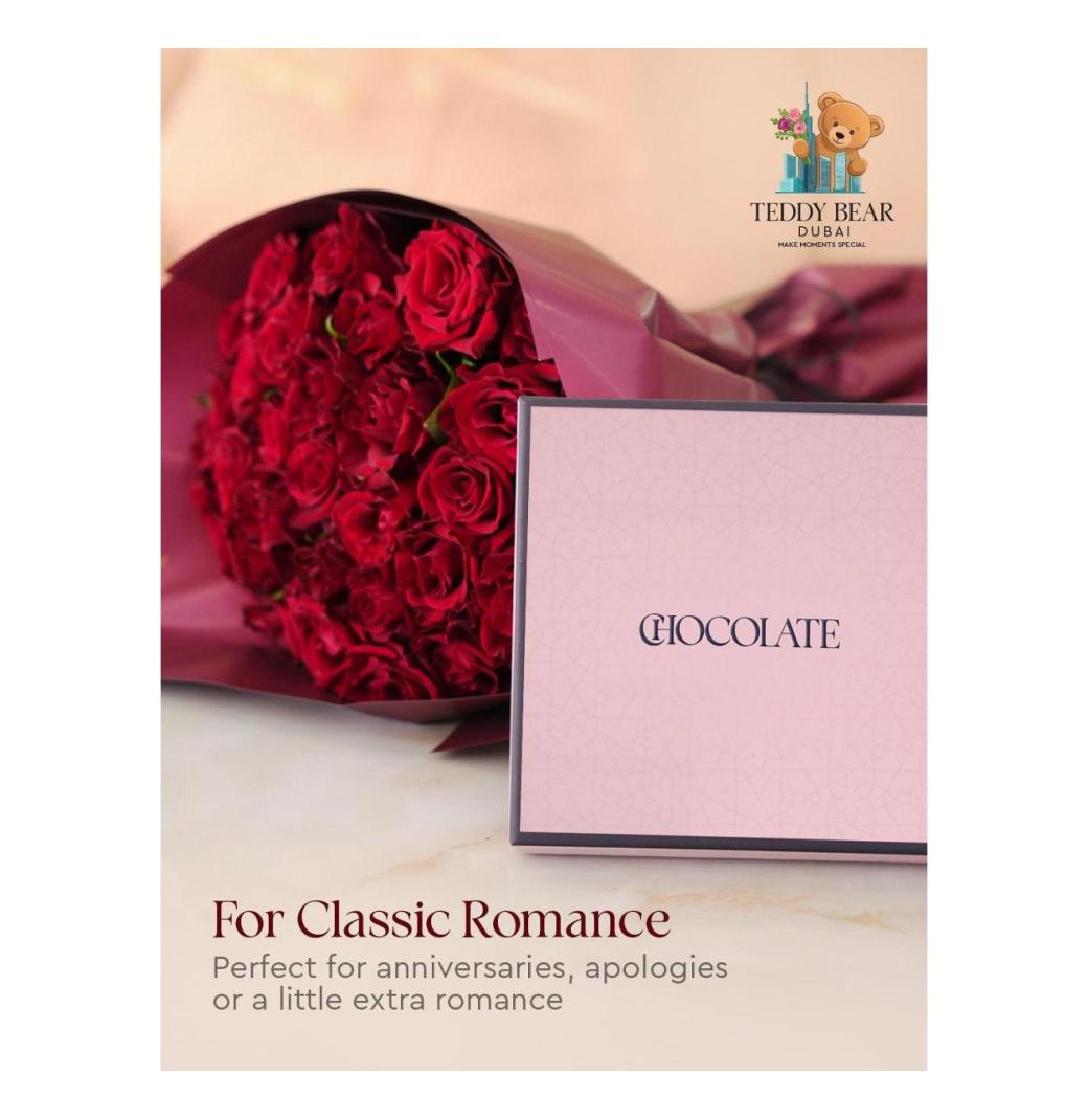 Teddy Bear Dubai — Send Love with Plush Bears & Elegant Flowers 🎁