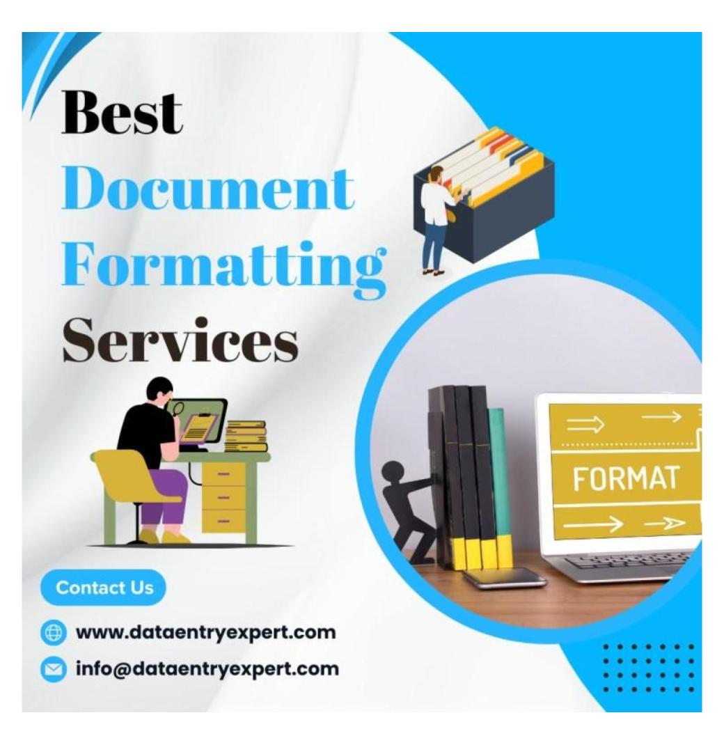 Best Document Formatting Services in India