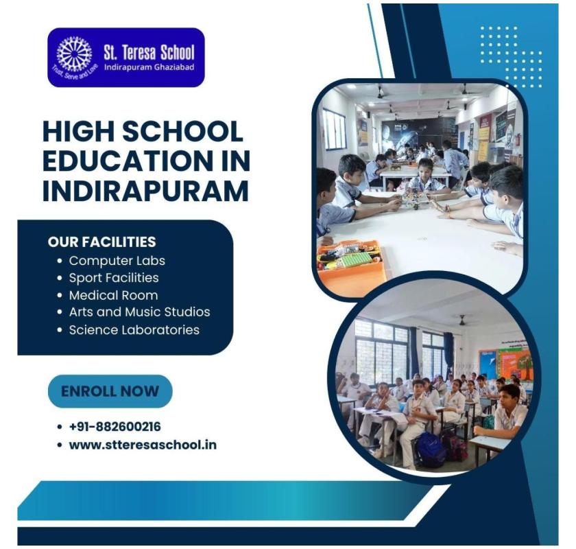 High School Education in Indirapuram with an academic focus