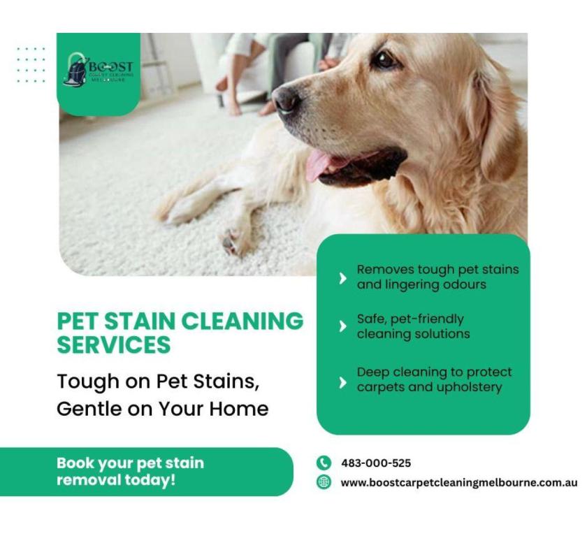 Complete Pet Stain & Odour Removal Melbourne