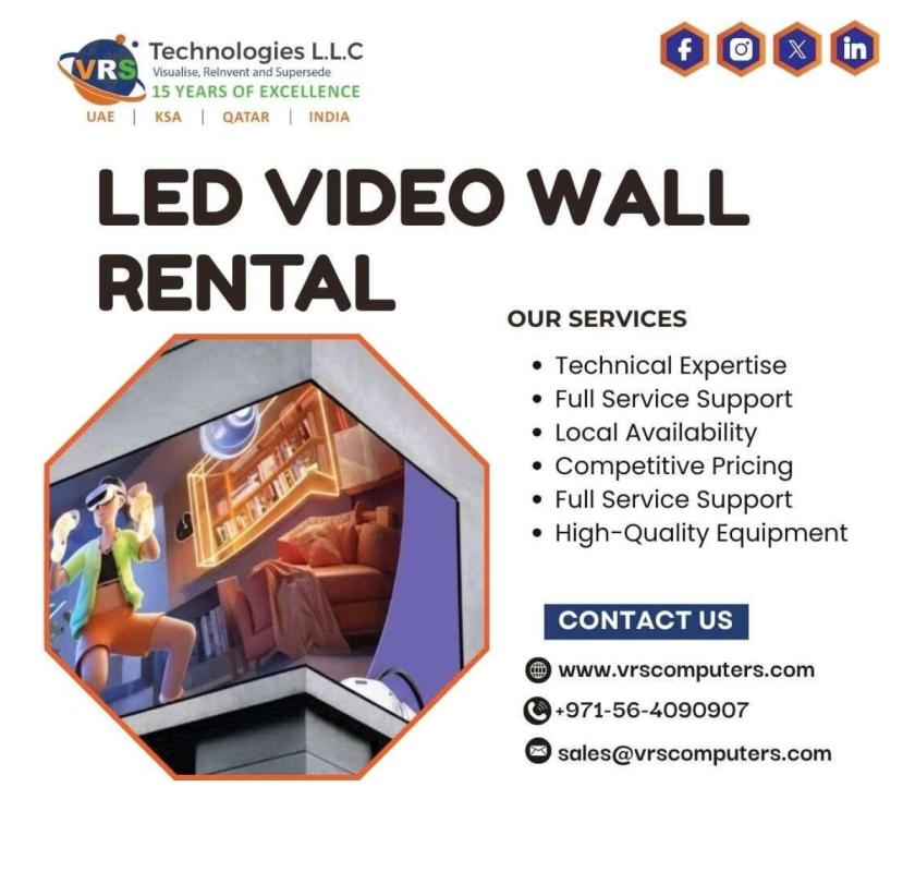 How Does LED Video Wall Rental Elevate Event Displays?