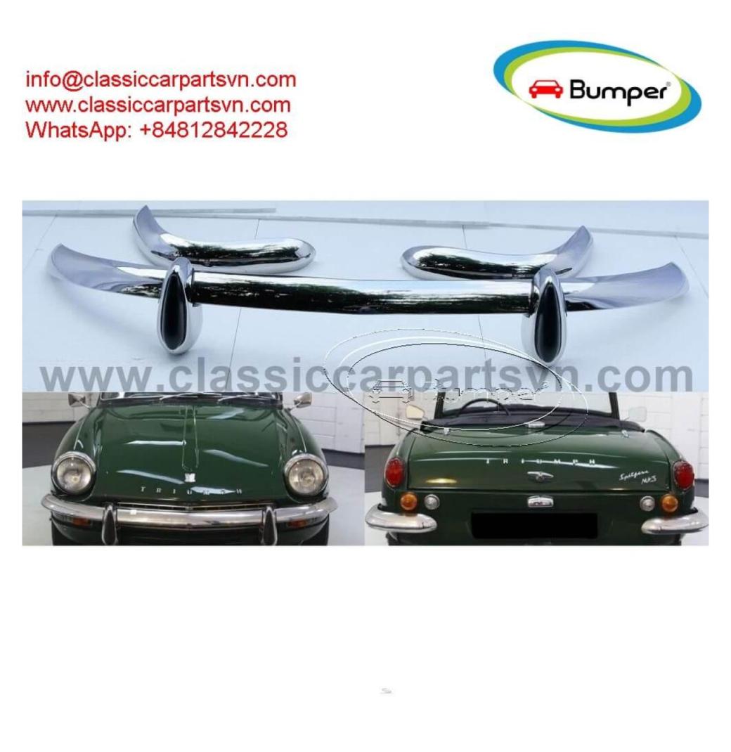Triumph Spitfire MK3, Triumph GT6 MK2 bumpers - 1/3