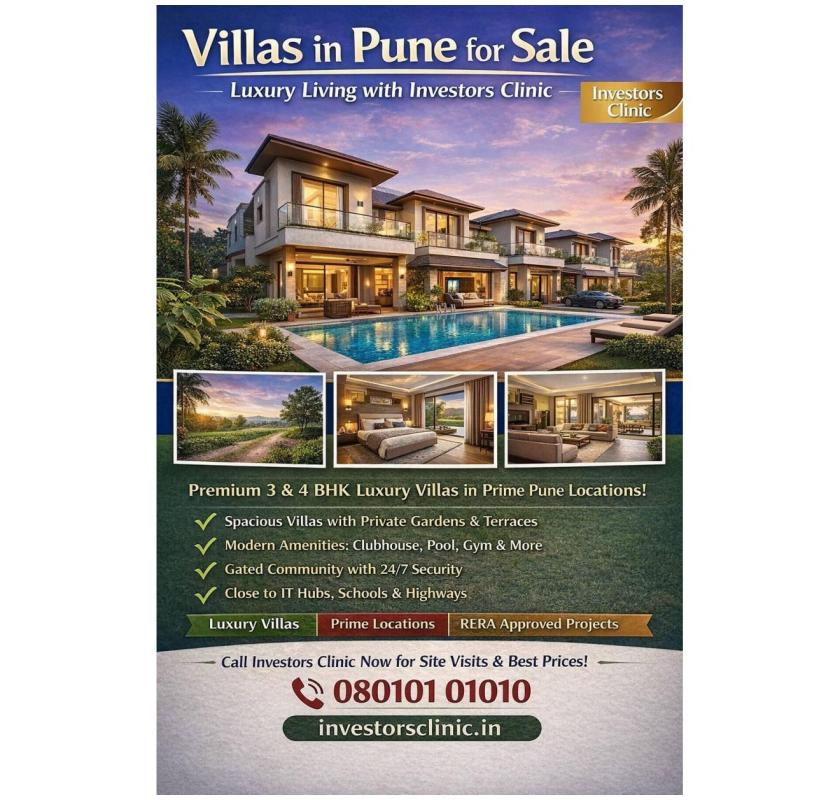 Villas in Pune for Sale – Luxury Living with Investors Clinic