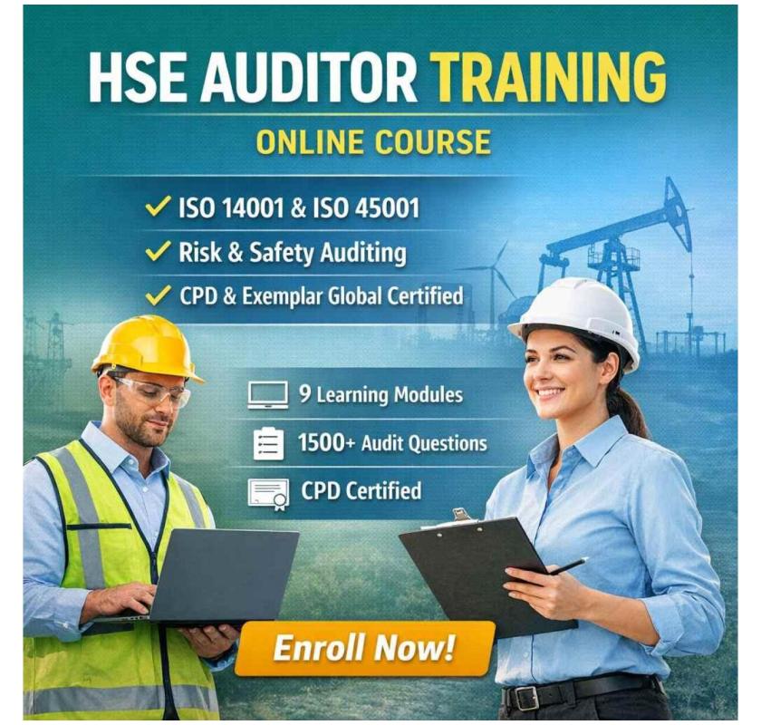 Online HSE Auditor Training Course
