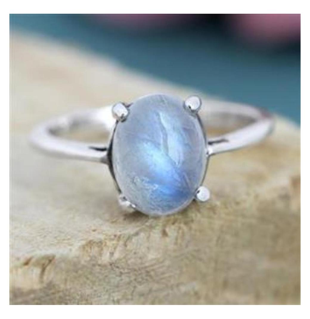 Sterling Silver Moonstone Rings in USA | Akrati Jewels Inc| - 3/3